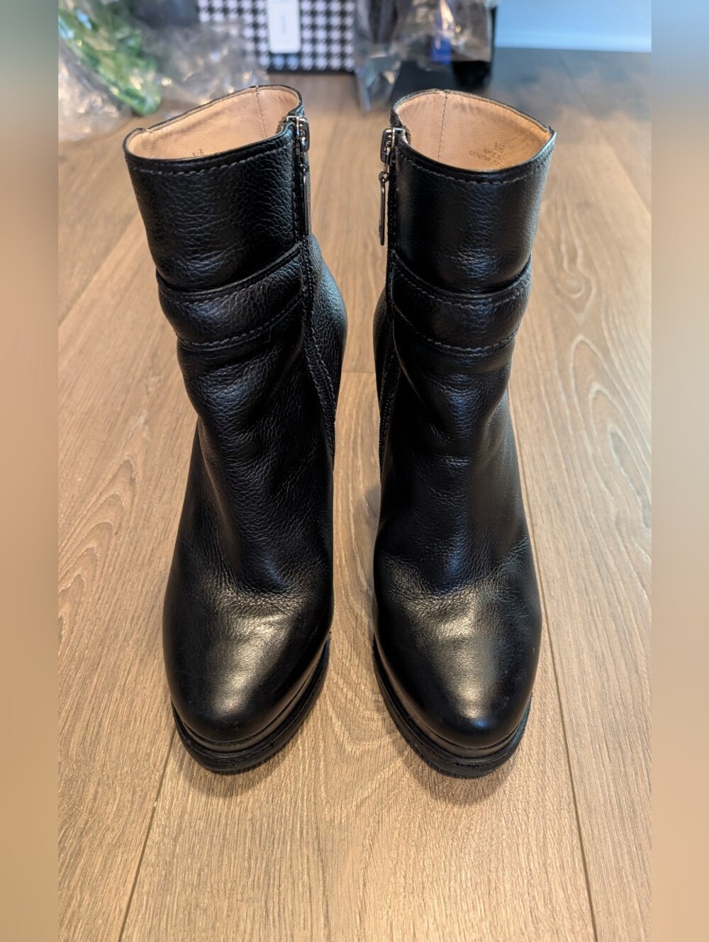 Talbots Black Leather Women's Ankle Boots